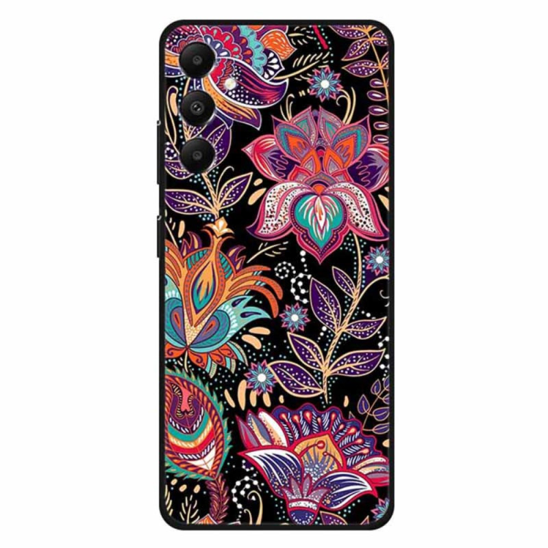 Capa de flor roxa para Samsung Galaxy A05s