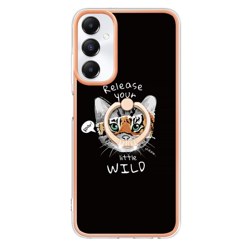 Capa Samsung Galaxy A05s Suporte para anéis de gato e tigre
