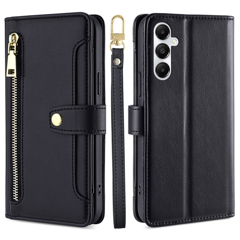 Capa para carteira Samsung Galaxy A05s com cordão e alça de ombro