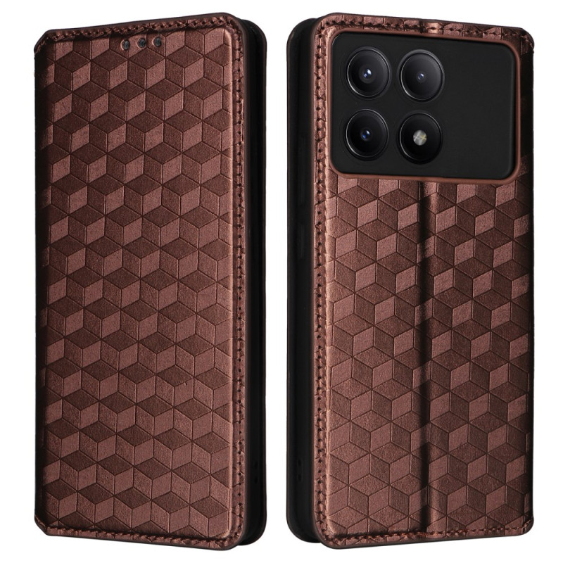 Flip Cover Poco X6 Pro 5G 3D losangos