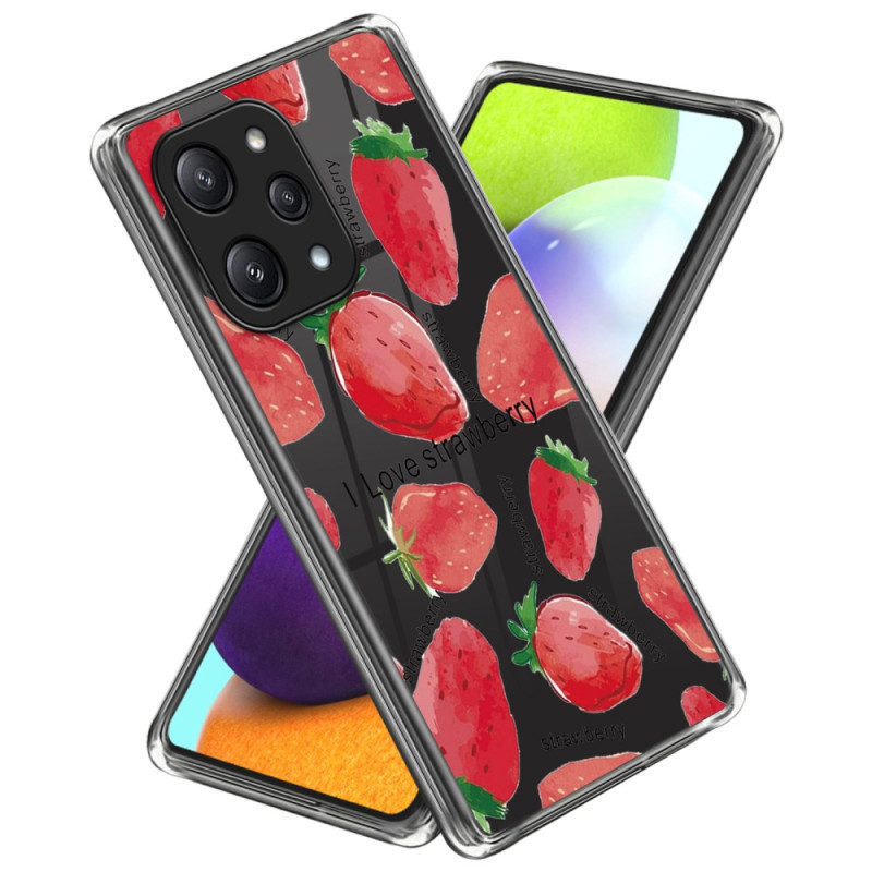 Capa para Xiaomi Redmi 12 5G / Poco M6 Pro 5G Strawberries