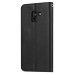 Capa Flip Cover Samsung Galaxy A8 Capa de cartão de couro