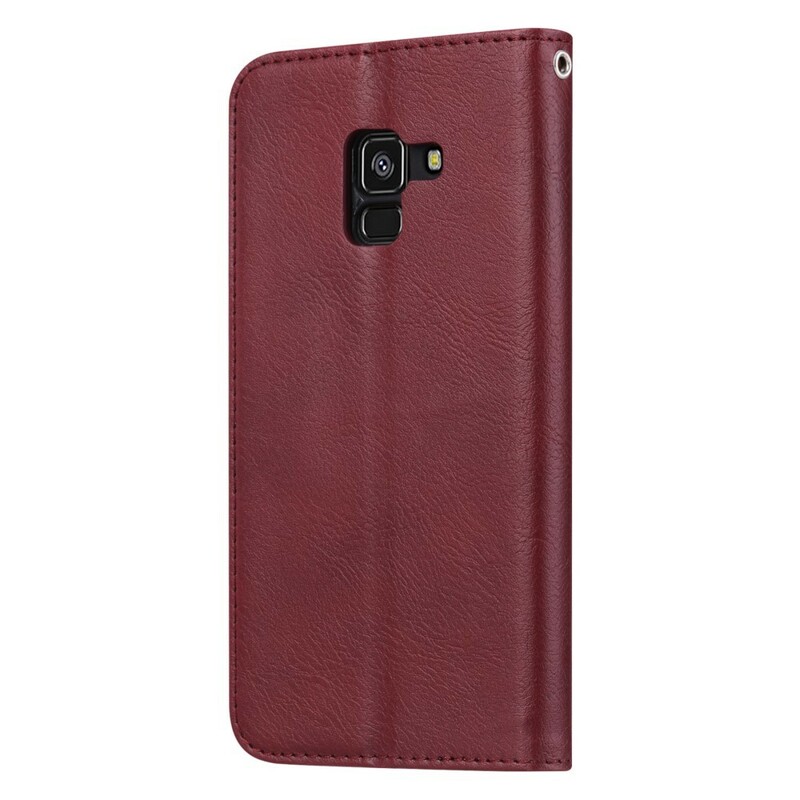 Capa Flip Cover Samsung Galaxy A8 Capa de cartão de couro