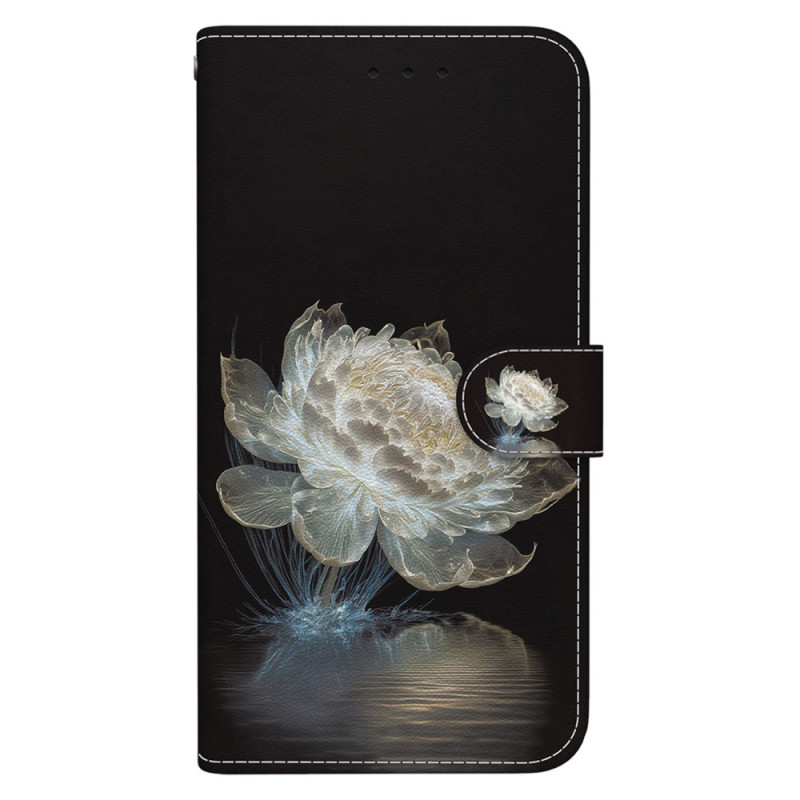 Honor Magic 5 Lite 5G / X9a Capa com fita adesiva Crystal Peony