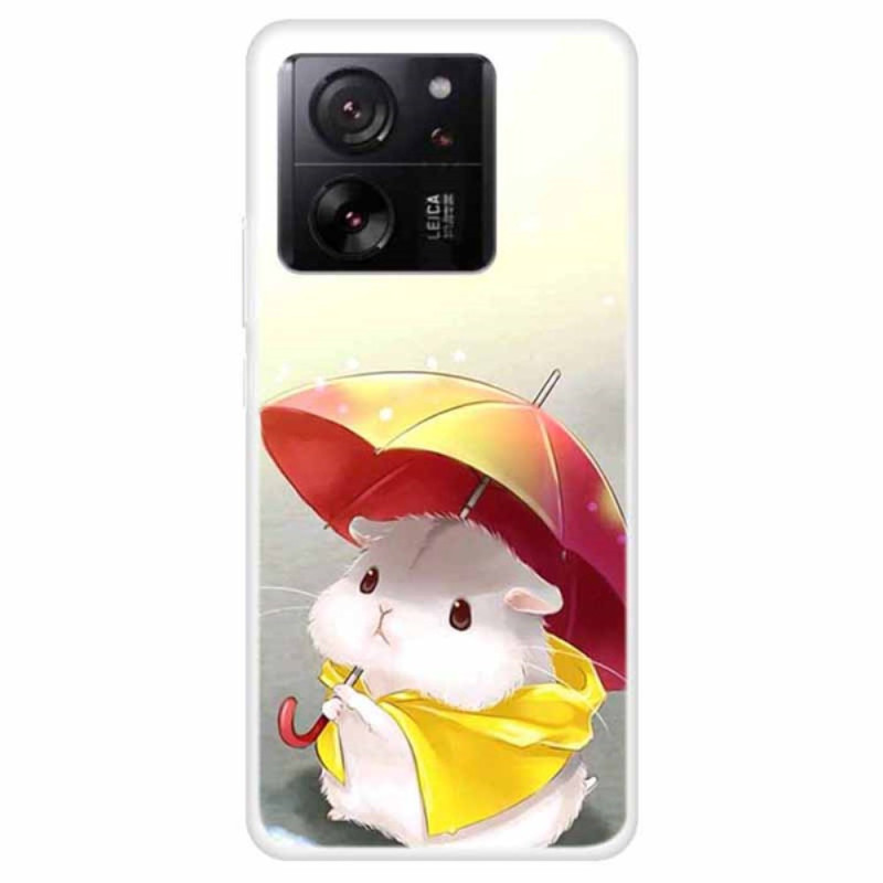 Coque Xiaomi 13T / 13T Pro Écureuil Parapluie