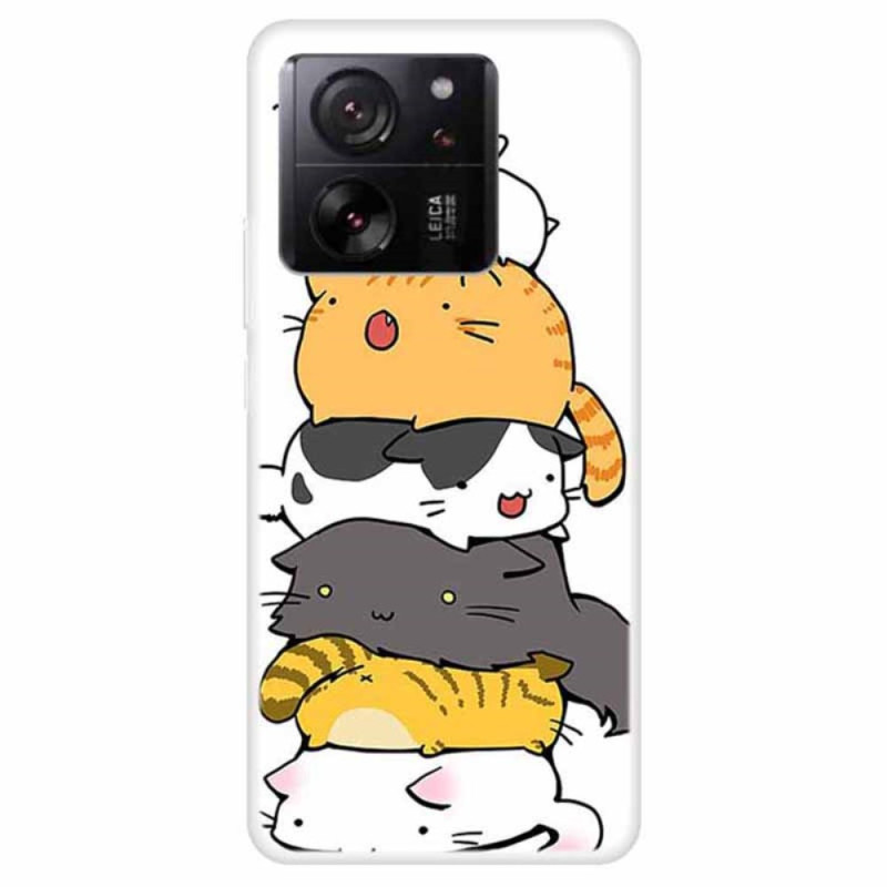 Capa Xiaomi 13T / 13T Pro Gatos empilhados
