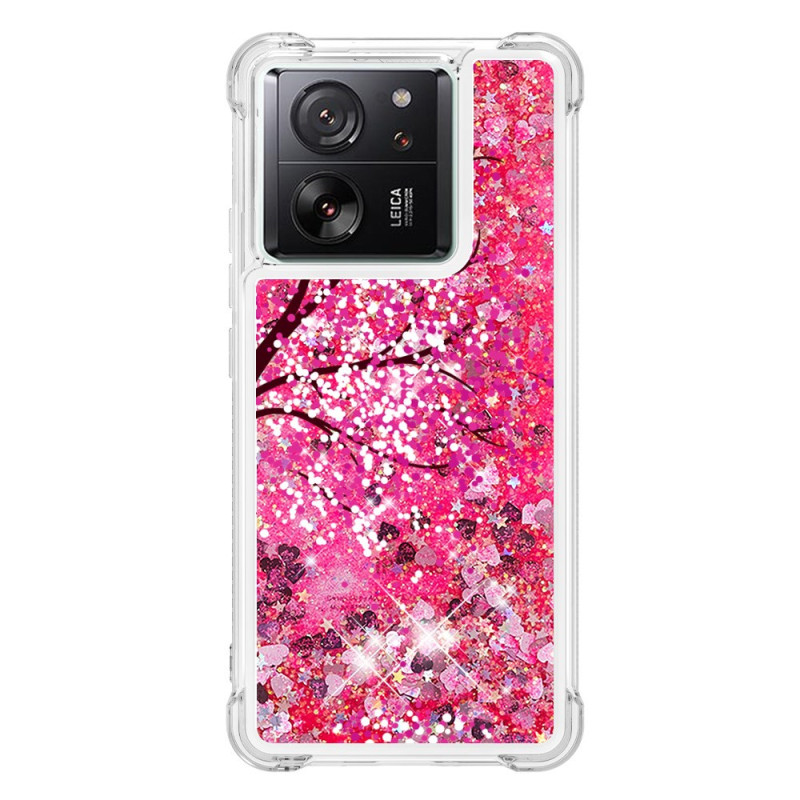 Capa Xiaomi 13T / 13T Pro Glitter Cherry Blossom