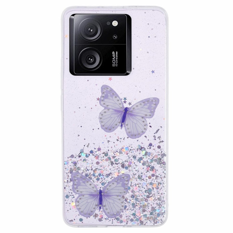 Capa Borboleta Brilhante Xiaomi 13T / 13T Pro