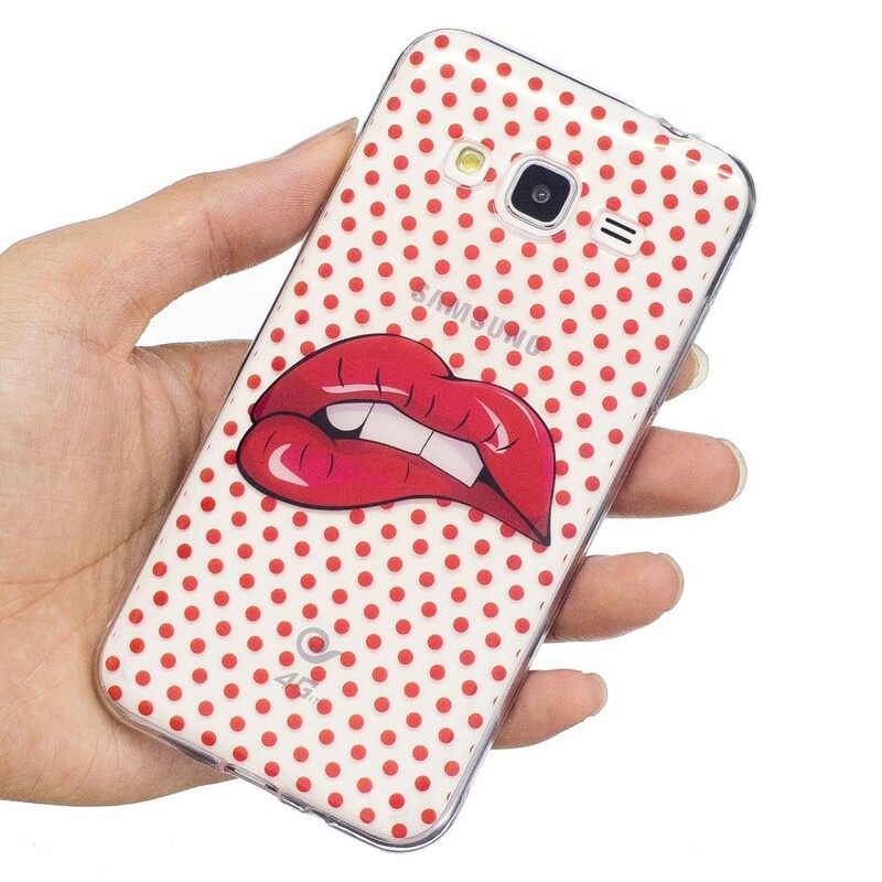 Samsung Galaxy J3 2016 Case Bite Lips