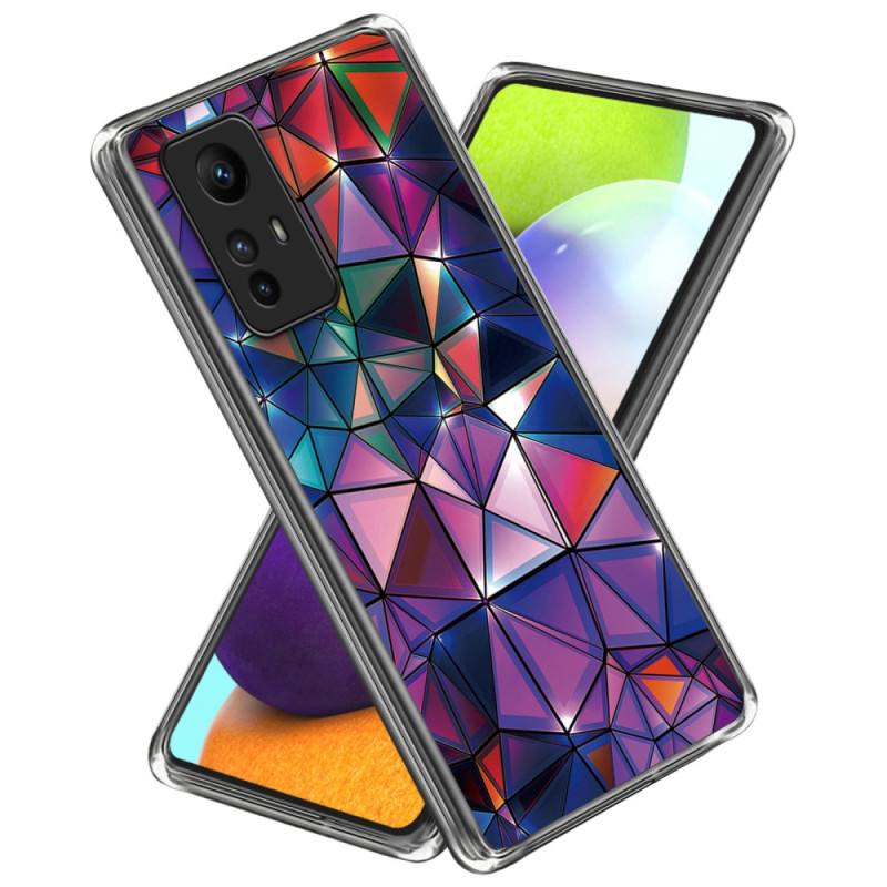 Capa Xiaomi Redmi Note 12S Triângulos coloridos
