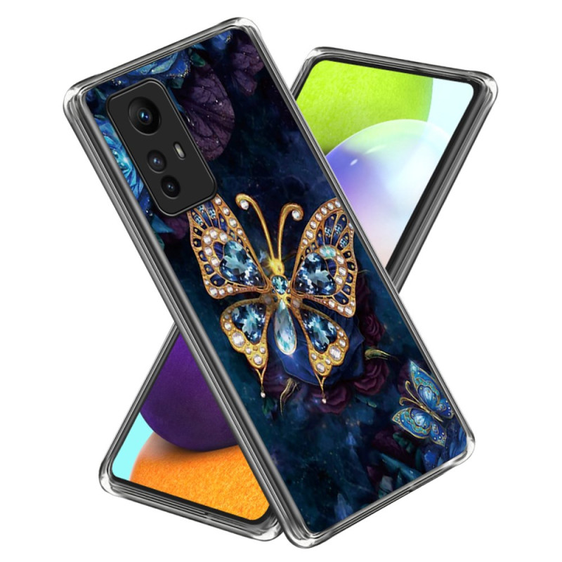 Xiaomi Redmi Note 12S Capa Jewel Butterfly