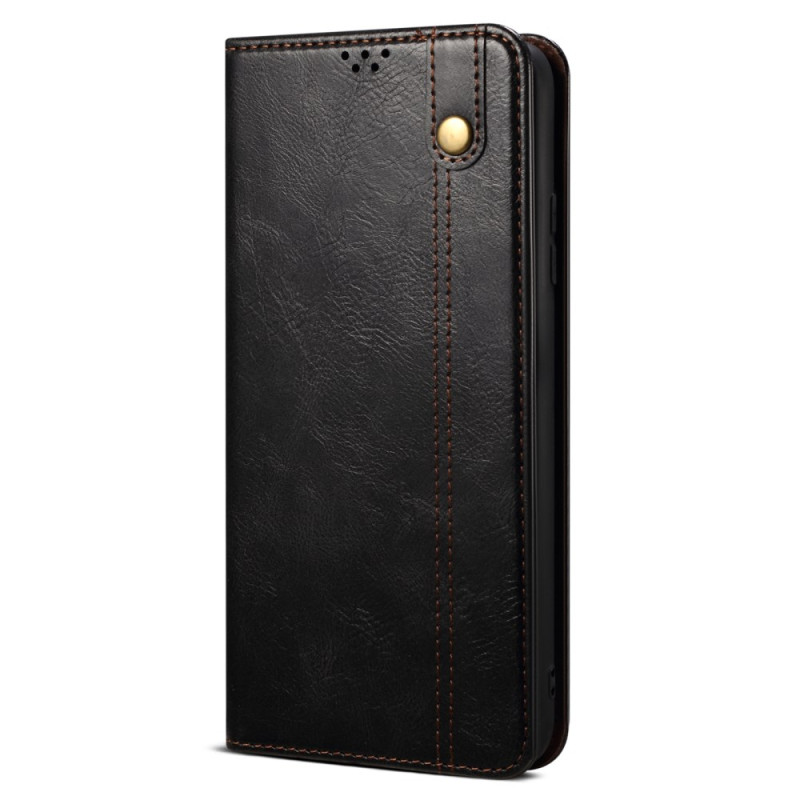 Capa Flip Xiaomi Redmi Note 12S em pele sintética encerada