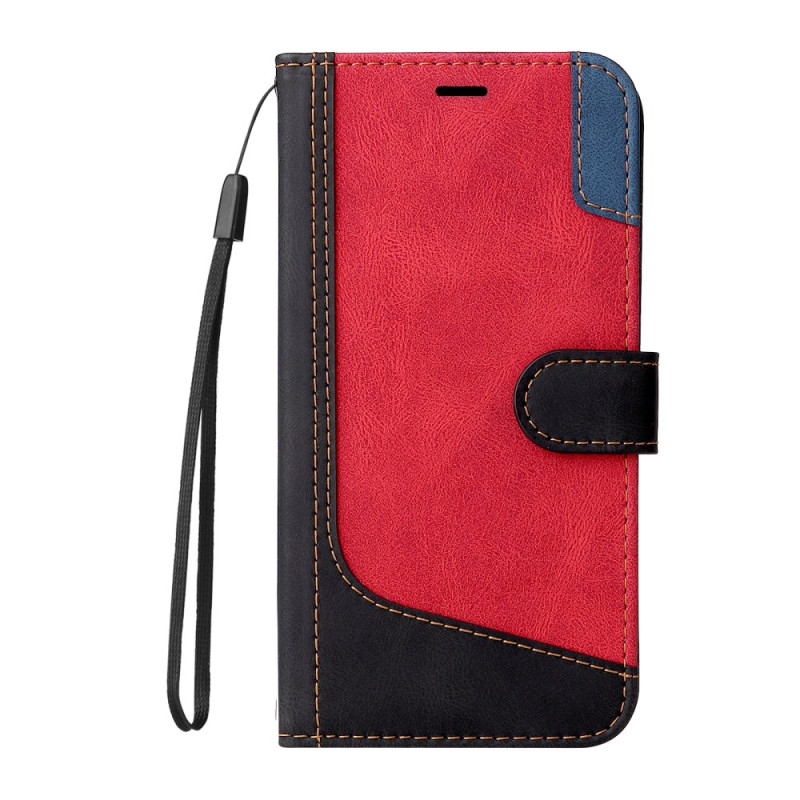 Capa tricolor com cordão para Xiaomi Redmi Note 12S / Note 11S / Note 11