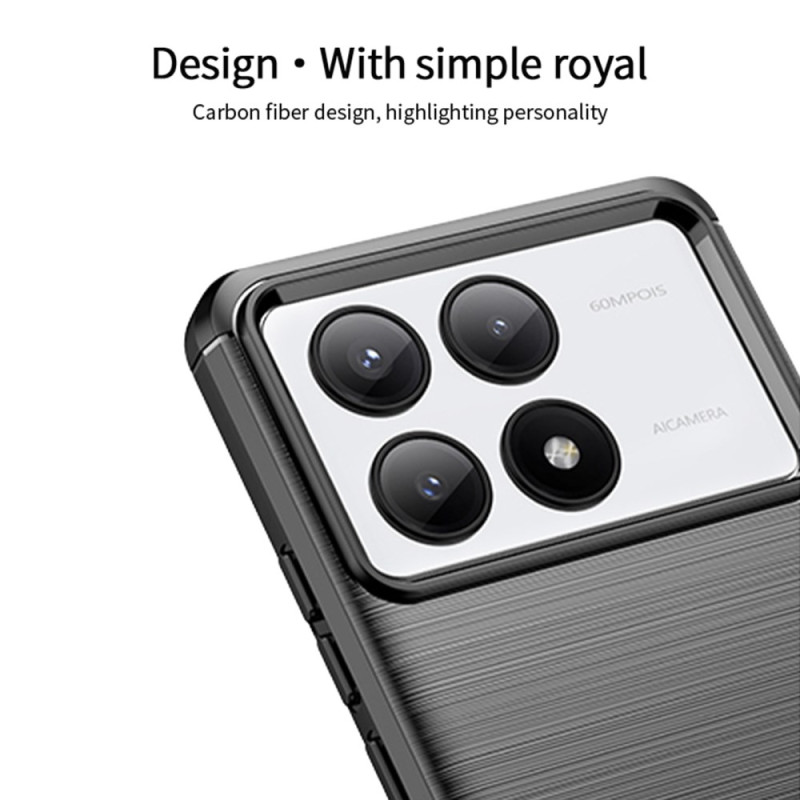 For Xiaomi Poco X6 Pro Case For Poco X6 Pro Cover Capas Carbon