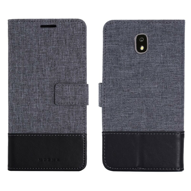 Samsung Galaxy J5 2017 Case Muxma Fabric and Leather Effect