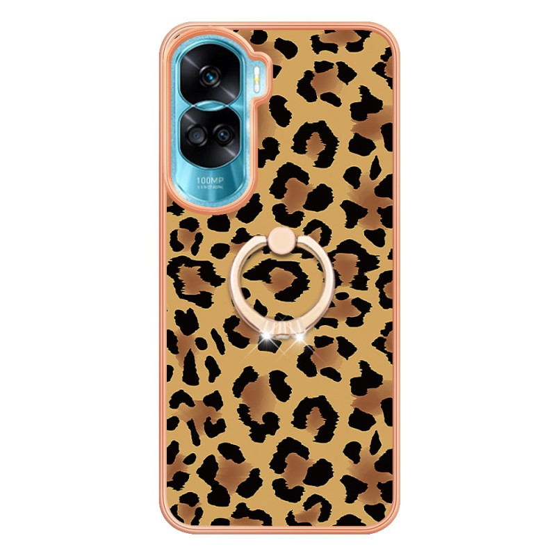 Capa para Honor 90 Lite Leopard Support Ring