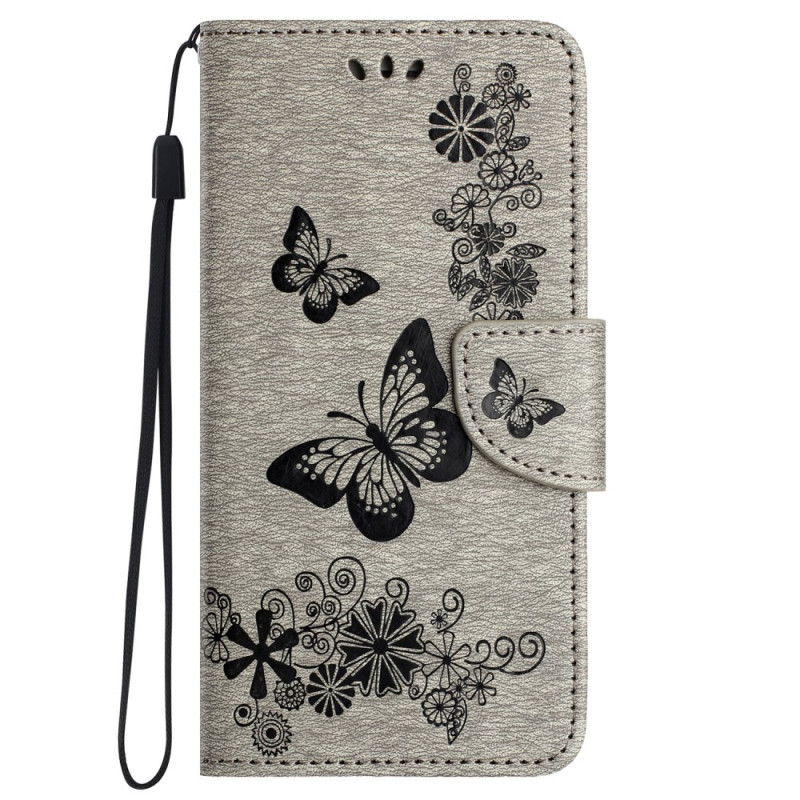 Capa Flores e Borboletas Honor 90 Lite 5G