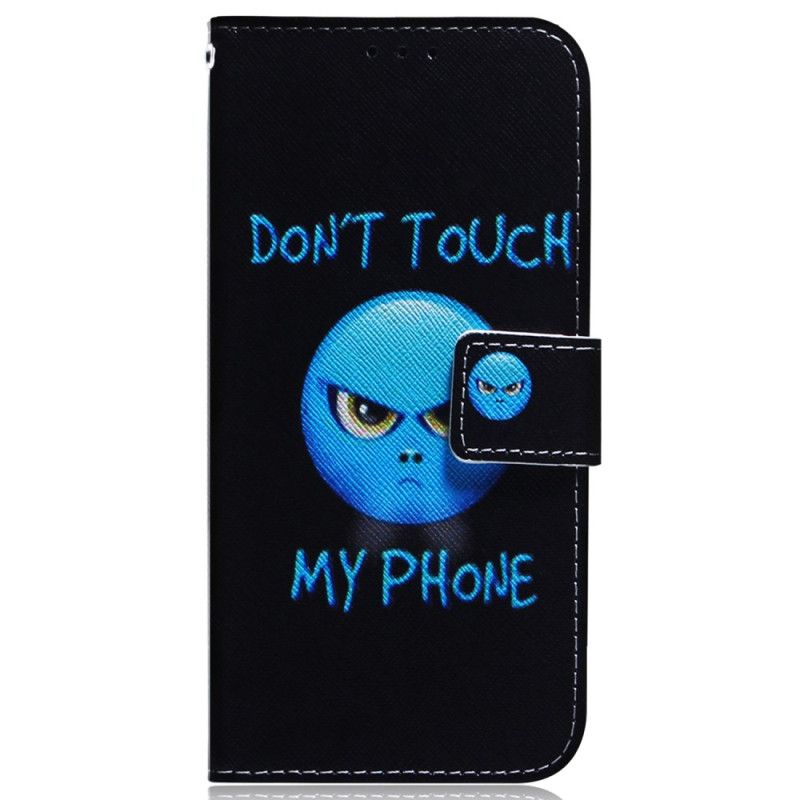 Capa para telemóvel Samsung Galaxy A55 5G Emoji Não toques no meu telemóvel