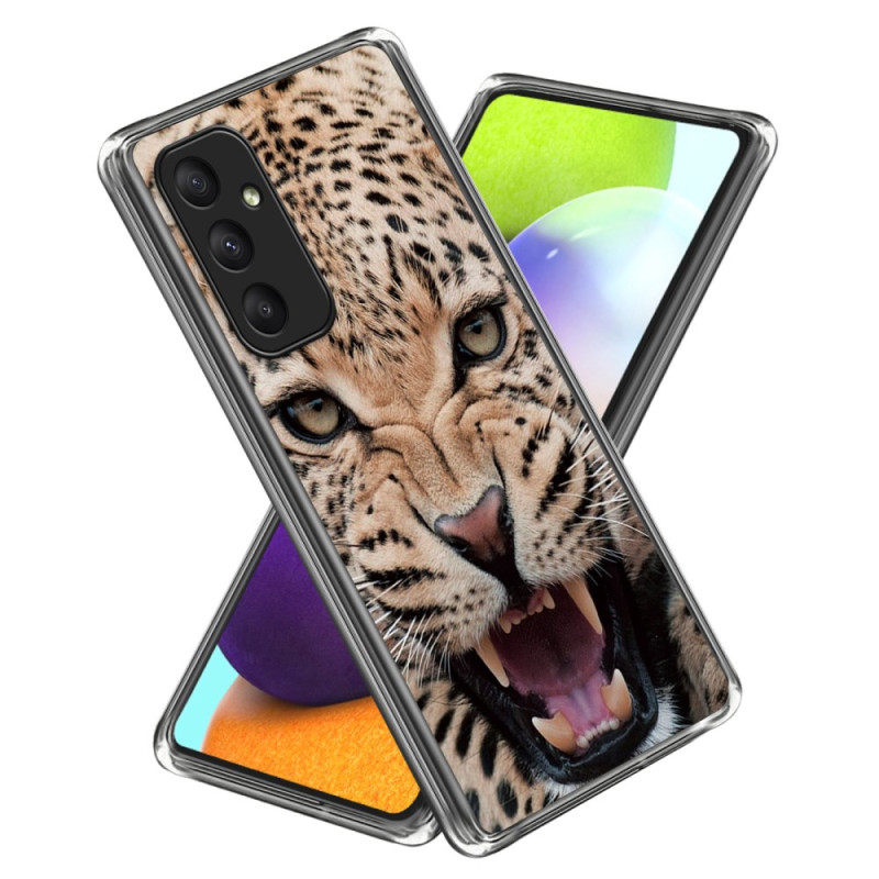 Capa com padrão para Samsung Galaxy A55 5G - Leopardo