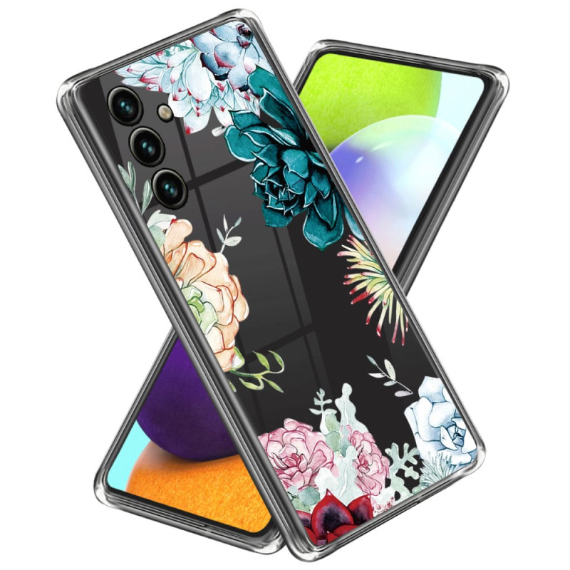 Capa floral para Samsung Galaxy A55 5G
