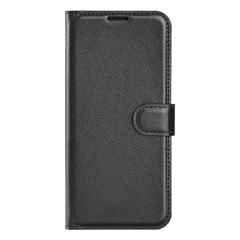 Capa Samsung Galaxy A55 5G em pele sintética Litchi Classic