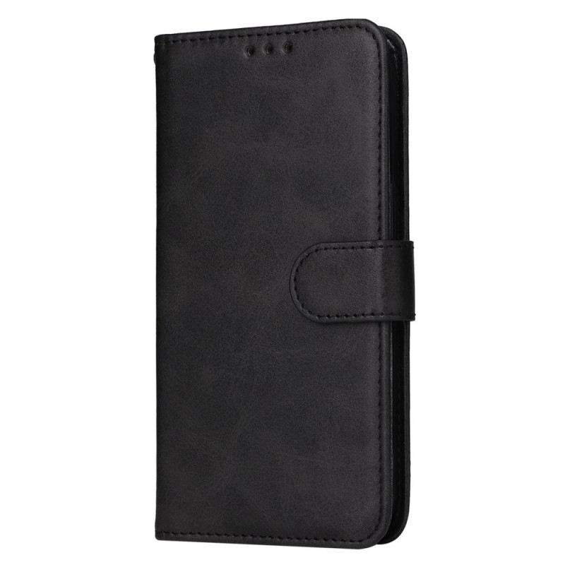 Capa com efeito de pele e correia para Samsung Galaxy A55 5G