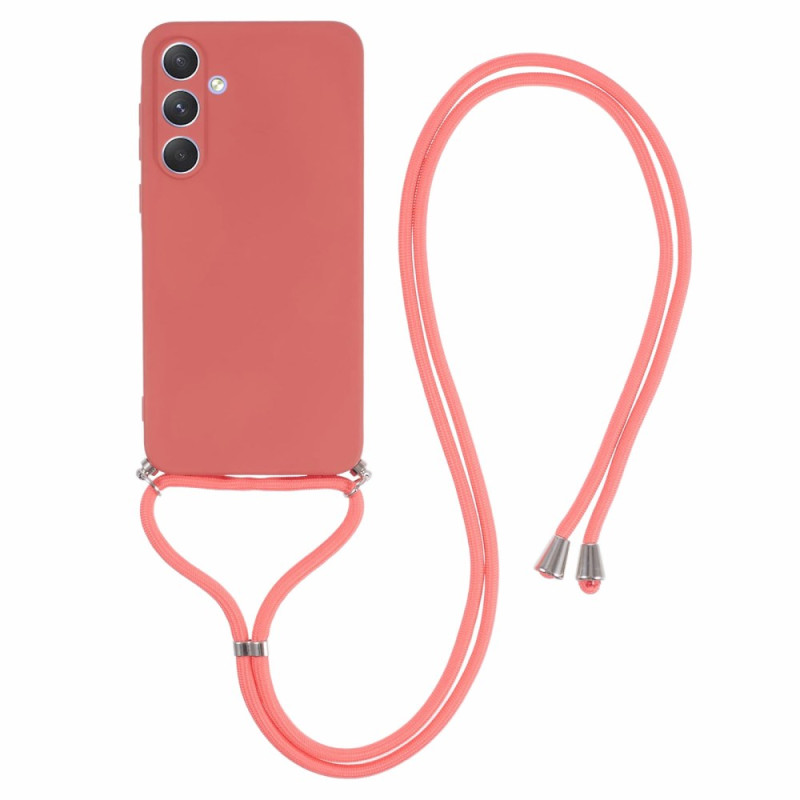Capa de cordão para Samsung Galaxy A55 5G Hawthorn Red