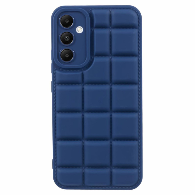 Capa para Samsung Galaxy A55 5G Estilo almofadado azul escuro