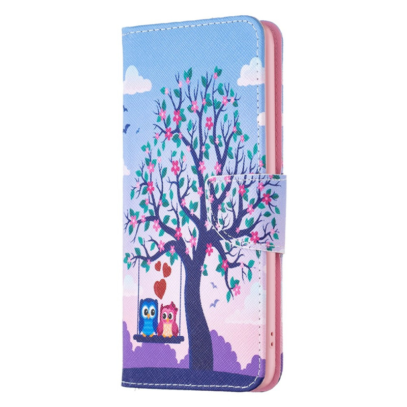 Capa Samsung Galaxy A35 5G Corujas no baloiço