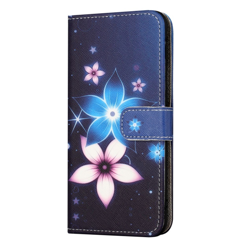 Capa Galaxy A35 5G Lunar Flowers com correia