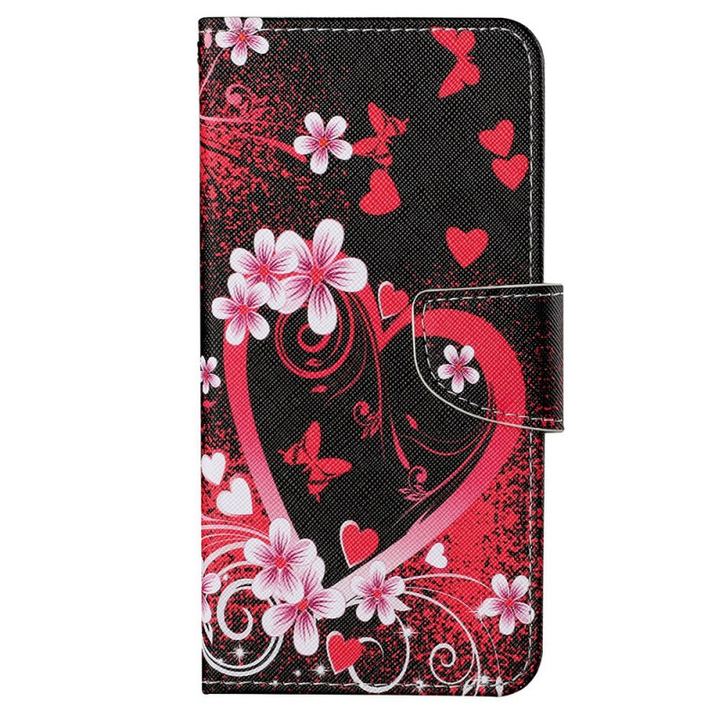 Capa para Samsung Galaxy A35 5G Red Heart Strap