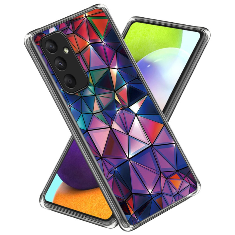 Capa para Samsung Galaxy A35 5G Padrão de triângulos