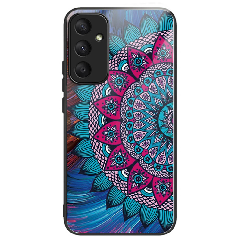 Capa de vidro temperado Mandala Flower para Samsung Galaxy A35 5G