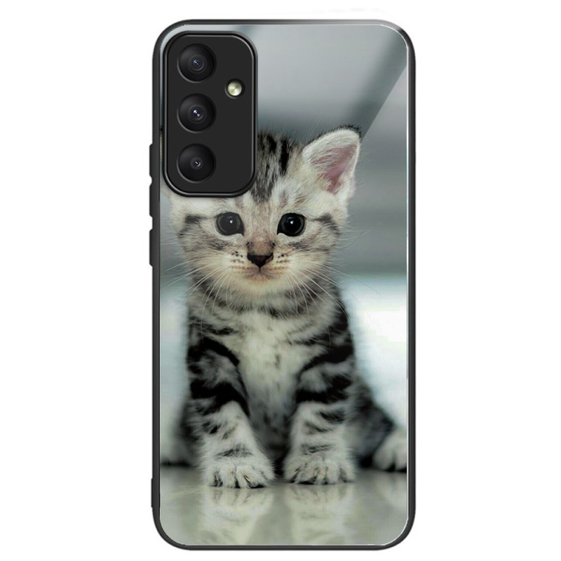 Capa de vidro temperado para Samsung Galaxy A35 5G Kitten