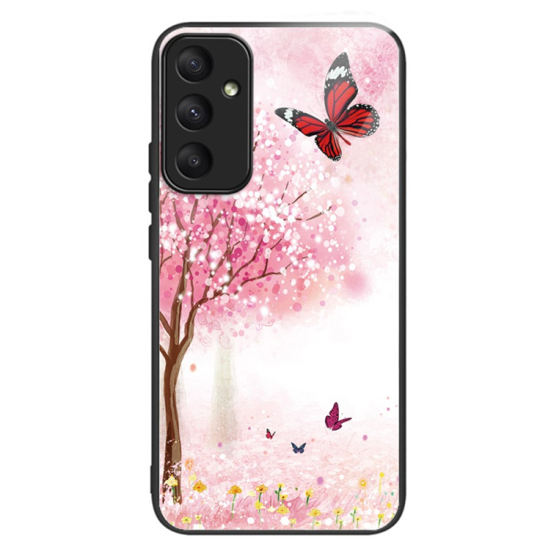 Capa de vidro temperado Cherry Blossom para Samsung Galaxy A35 5G