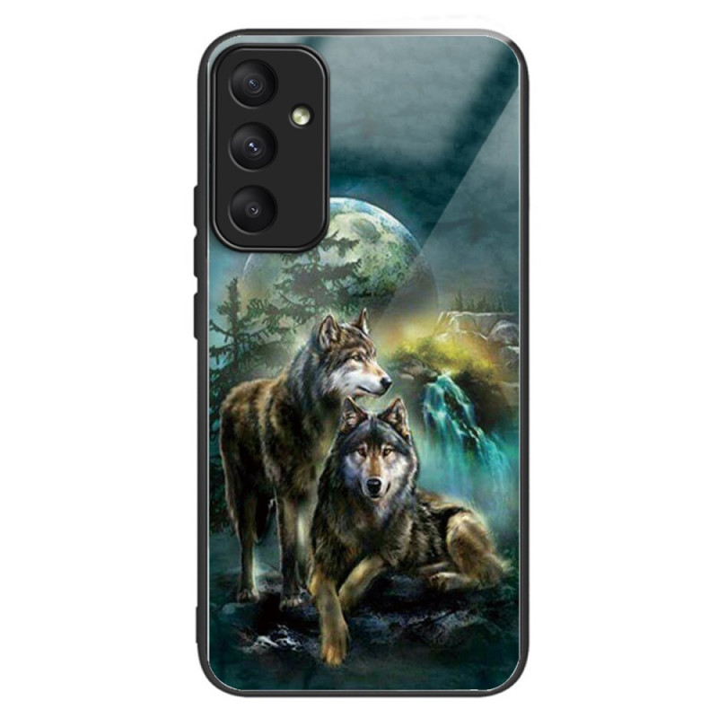 Capa de vidro temperado para Samsung Galaxy A35 5G Two Wolves