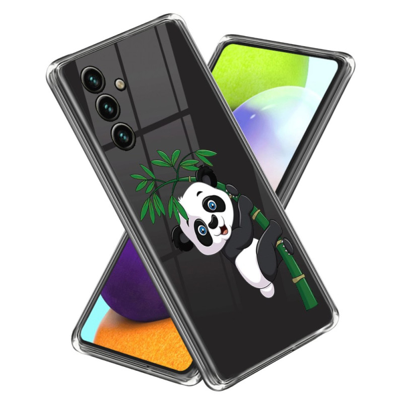 Capa para Samsung Galaxy A15 Capa com padrão de panda e bambu