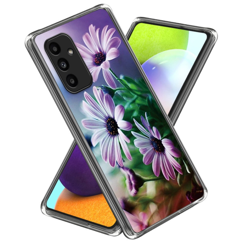 Capa para Samsung Galaxy A15 4G / A15 Purple Chrysanthemums