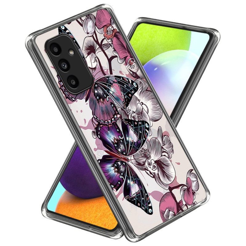 Capa para Samsung Galaxy A15 5G / A15 Purple Butterflies