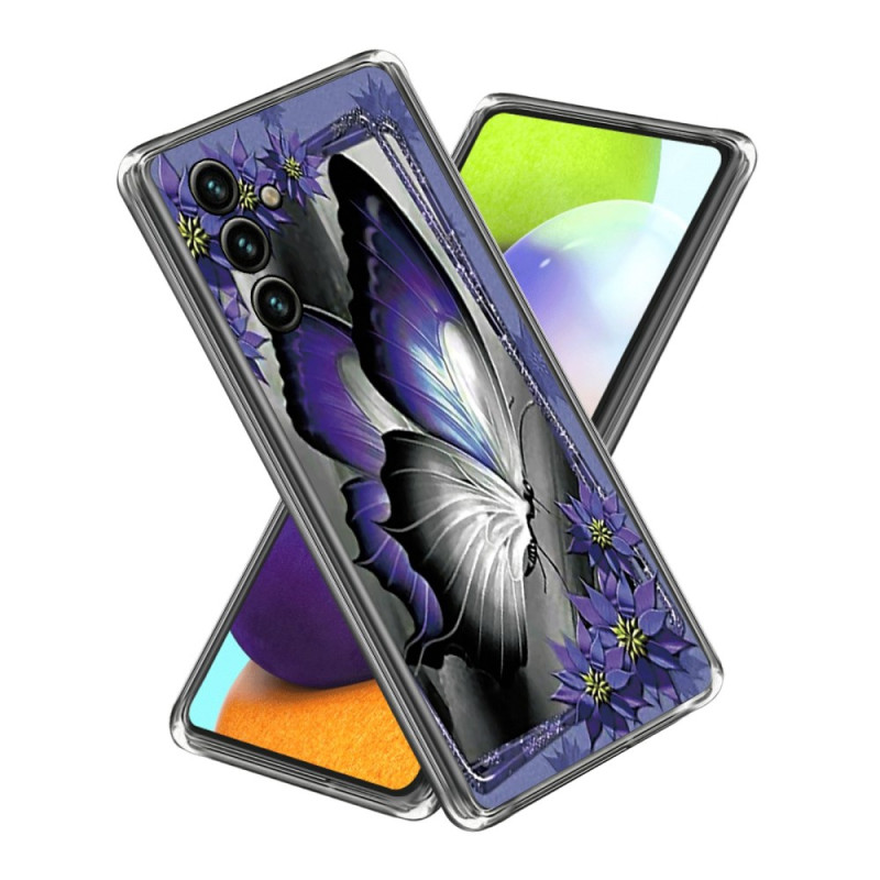 Capa Butterfly para Samsung Galaxy A15 Roxo