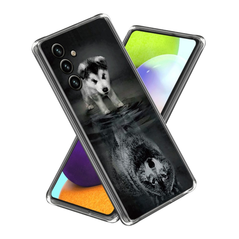 Capa para Samsung Galaxy A15 Cão e Lobo
