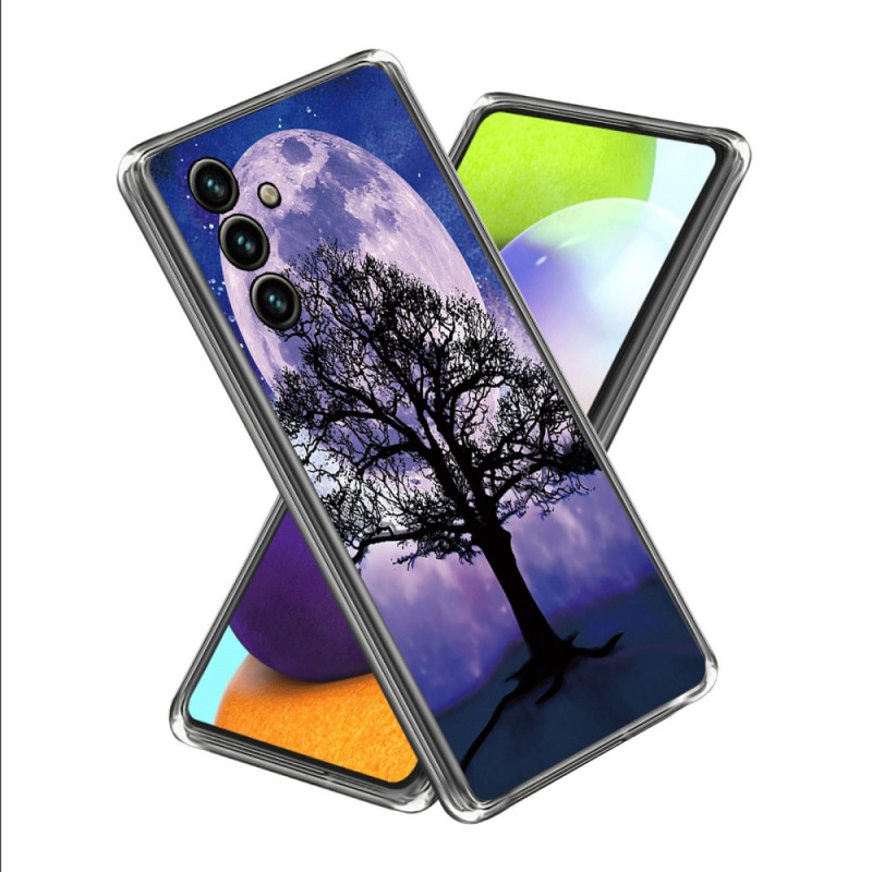 Capa de árvore e lua para Samsung Galaxy A15