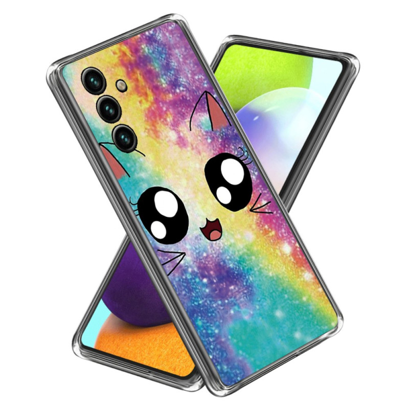 Capa para Samsung Galaxy A15 5G Rainbow Cat