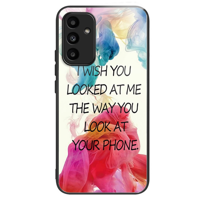 Capa de vidro temperado para Samsung Galaxy A15 5G / A15 I Wish You Looked at Me