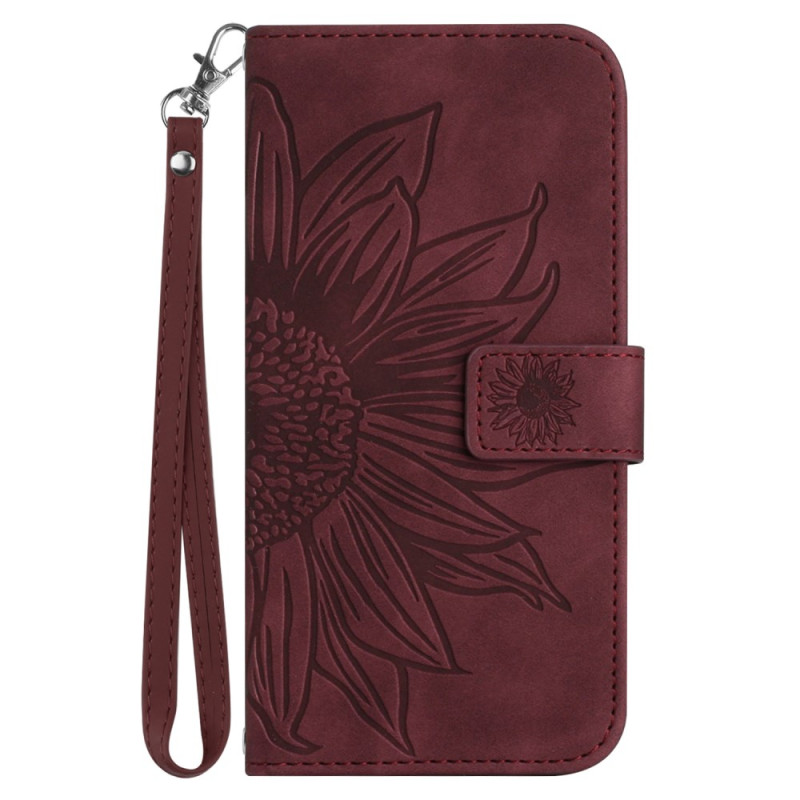 Capa com cordão para Samsung Galaxy A15 Sunflower