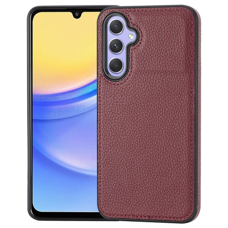 Samsung Galaxy A15 5G Capa de Couro Sintético Litchi