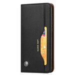 Capa Flip Huawei P20 Capa de cartão em pele