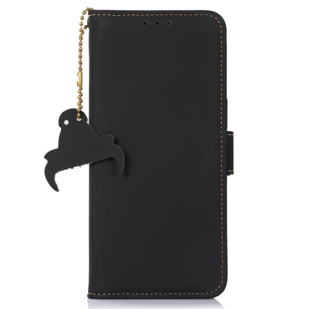 Capa de couro RFID para...