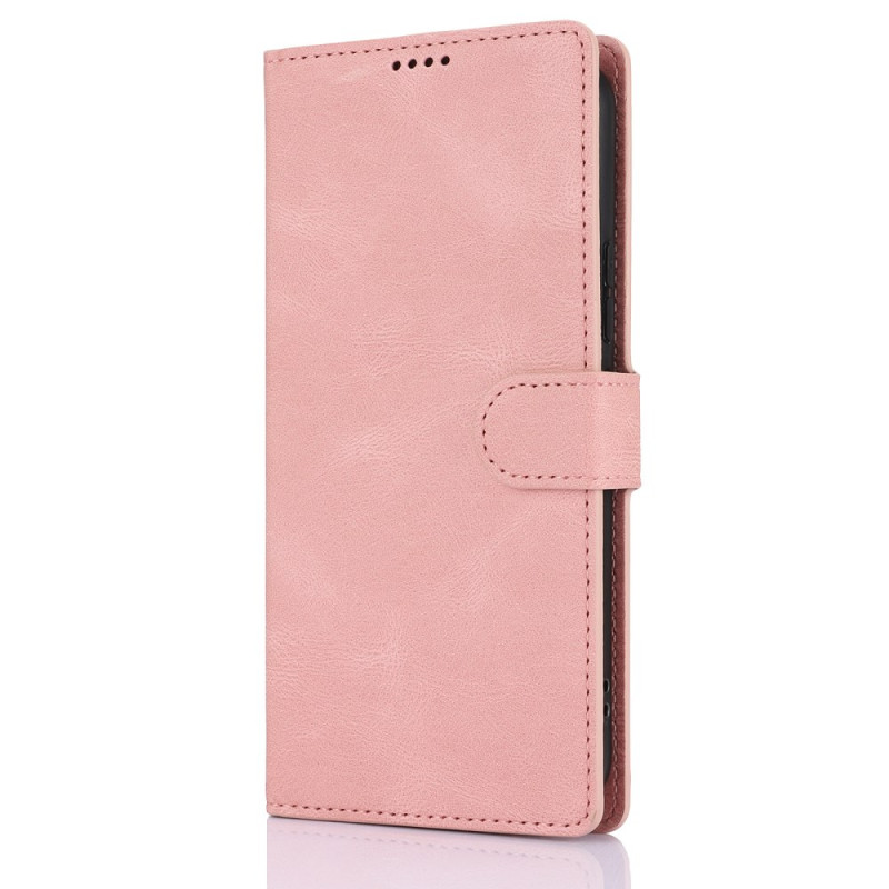 Capa estilo camurça para Samsung Galaxy A35 5G com correia