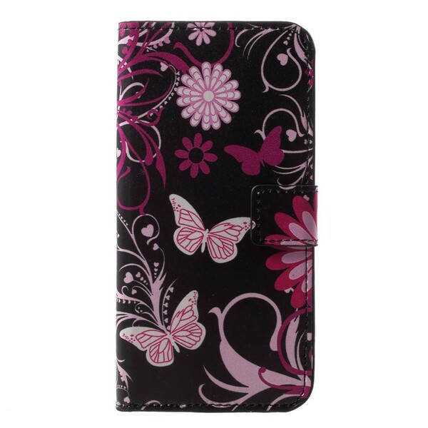Capa Huawei P20 Lite Butterflies and Flowers